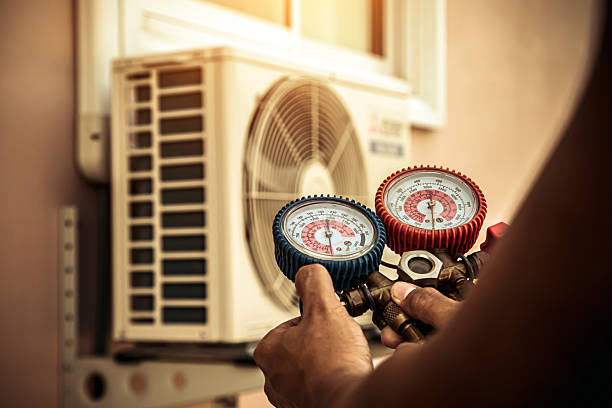 Professional Ductwork Repair technician working in Trumbauersville, PA